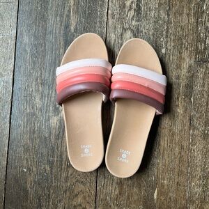 Shade & Shore Women's Sandals - Pink and Brown
